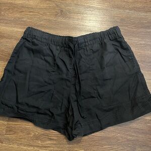 Hilary Radley Black Athletic Shorts